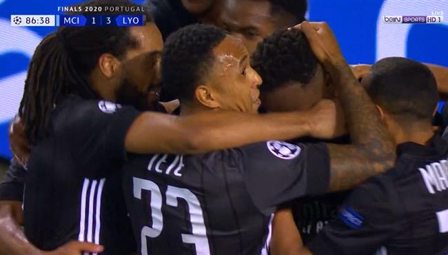 اهداف مباراة ليون ومانشستر سيتي 3 1 دوري ابطال اوروبا