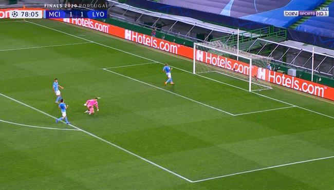 هدف ليون الثاني فى مرمي مانشستر سيتي 2 1 دوري ابطال اوروبا