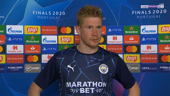 تصريحات دي بروين بعد مباراة مانشستر سيتي وليون