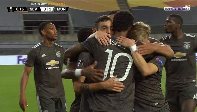 اهداف مباراة اشبيلية ومانشستر يونايتد 2 1 الدوري الاوروبي