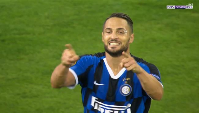 هدف انتر ميلان الثاني في مرمي شاختار بالدوري الاوروبي