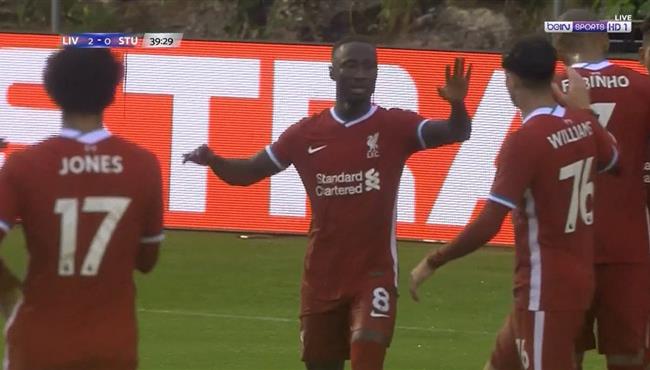 هدف ليفربول الثاني فى مرمي شتوتجارت نابي كيتا