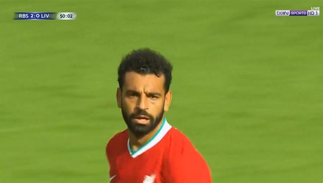 محمد صلاح يهدر انفراد تام امام سالزبورج