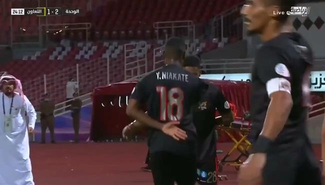 اهداف مباراة الوحدة والتعاون 2 1 الدوري السعودي