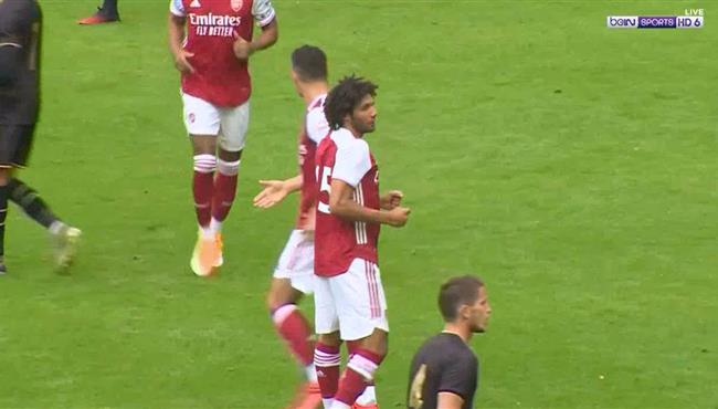 ملخص لمسات محمد النني في مباراة ارسنال وميلتون دونز الودية