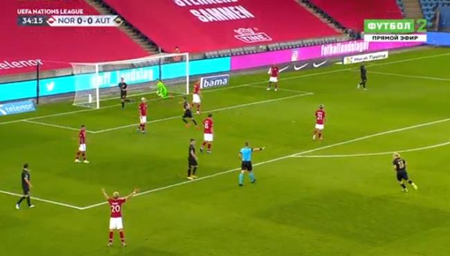 اهداف مباراة النمسا والنرويج 2 1 دوري الامم الاوروبيه