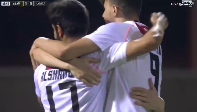 هدف فوز الشباب علي الحزم 1 0 الدوري السعودي