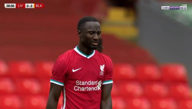 نابي كيتا كاد ان يسجل هدف رائع امام بلاكبول