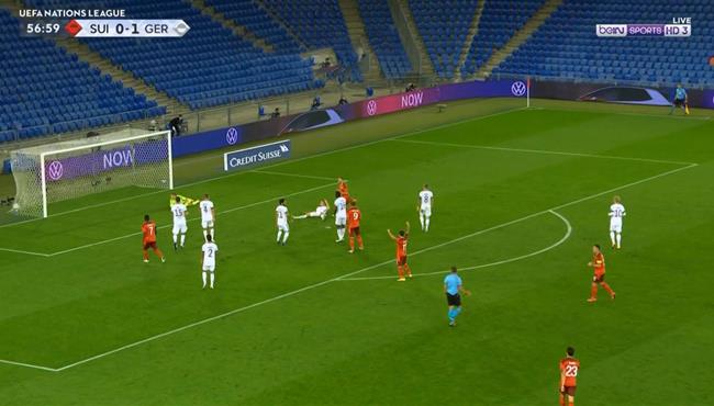 اهداف مباراة المانيا وسويسرا 1 1 دوري الامم الاوروبيه