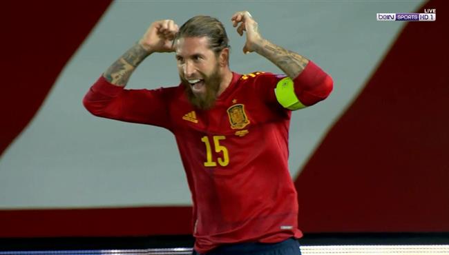 هدف راموس الثاني في مرمي اوكرانيا بدوري الامم الاووربية