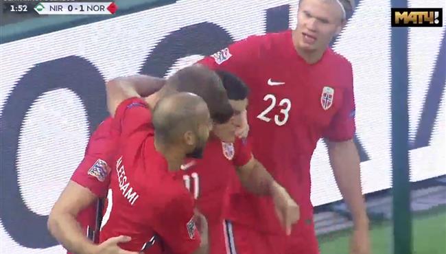 اهداف مباراة النرويج وايرلندا الشمالية 5 1 دوري الامم الاوروبية