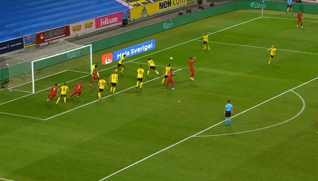 حارس السويد يحرم كريستيانو رونالدو من تسجيل الهدف الاول للبرتغال