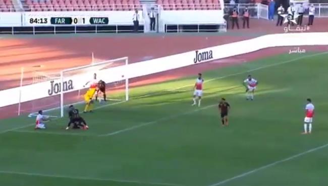 اهداف مباراة الوداد والجيش الملكي 1 1 الدوري المغربي
