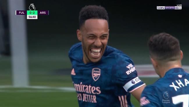 هدف اوباميانج الرائع في مرمي فولهام بالدوري الانجليزي