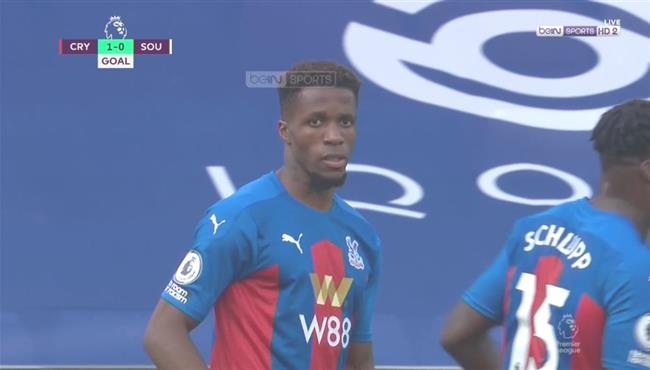 هدف فوز كريستال بالاس علي ساوثهامبتون 1 0 زاها