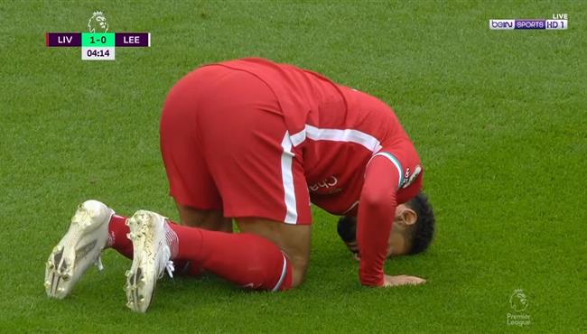 هدف محمد صلاح الاول فى مرمي ليدز يونايتد بالدوري الانجليزي