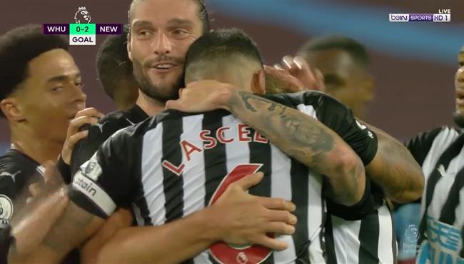 اهداف مباراة نيوكاسل ووست هام 2 0 الدوري الانجليزي