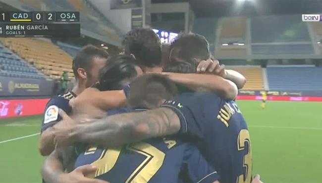اهداف مباراة اوساسونا وقادش 2 0 الدوري الاسباني