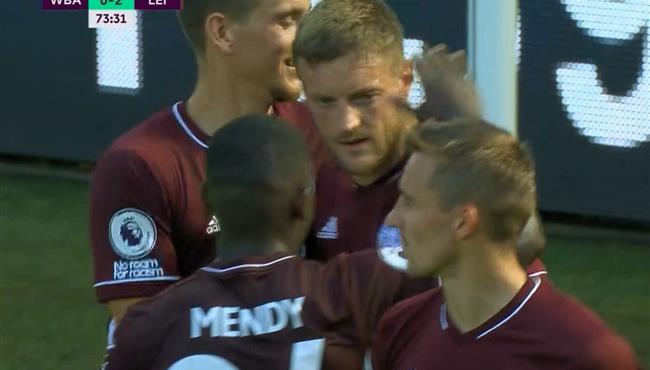 اهداف مباراة ليستر سيتي ووست بروميتش 3 0 الدوري الانجليزي