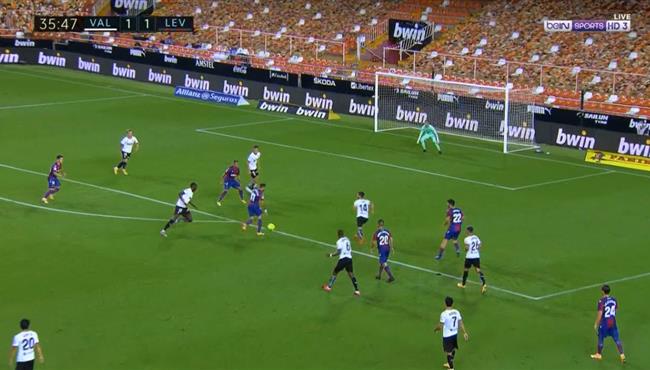 هدف ليفانتي الثاني الرائع فى مرمي فالنسيا 2 1 الدوري الاسباني