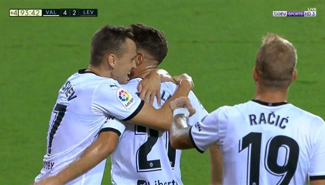اهداف مباراة فالنسيا وليفانتي 4 2 الدوري الاسباني
