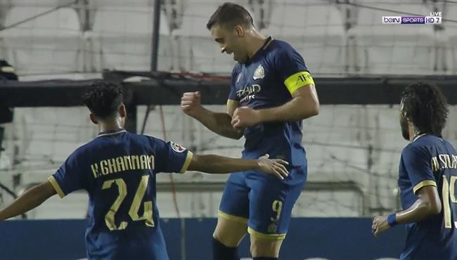 هدف عبد الرزاق حمد الله الاول في مرمي سباهان اصفهان بدوري ابطال اسيا