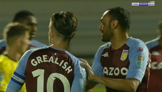 اهداف مباراة استون فيلا وبورتون البيون 3 1 كاس رابطة الدوري الانجليزي