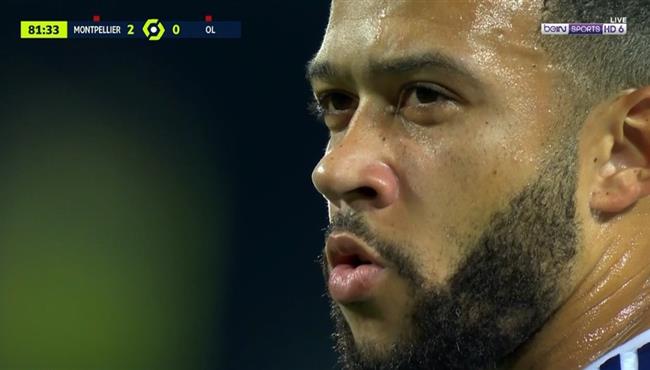 هدف ممفيس ديباي في مرمي مونبليه بالدوري لفرنسي