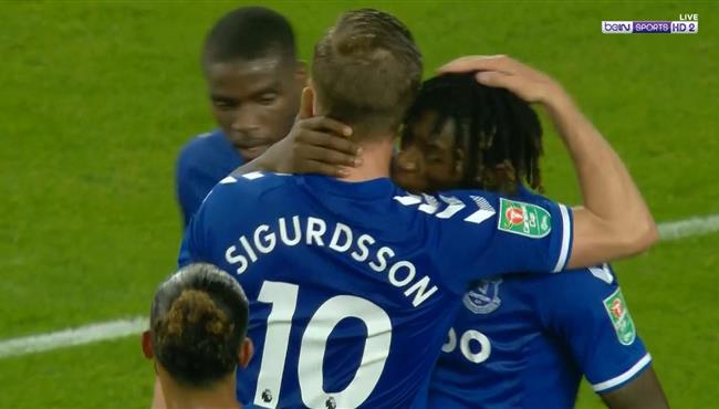 اهداف مباراة ايفرتون وسالفورد سيتي 3 0 كاس رابطه الدوري الانجليزي