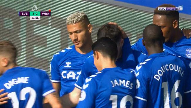 اهداف مباراة ايفرتون ووست بروميتش 5 2 الدوري الانجليزي