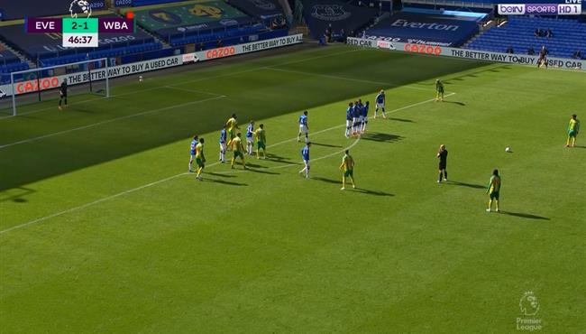 هدف وست بروميتش الرائع في مرمي ايفرتون