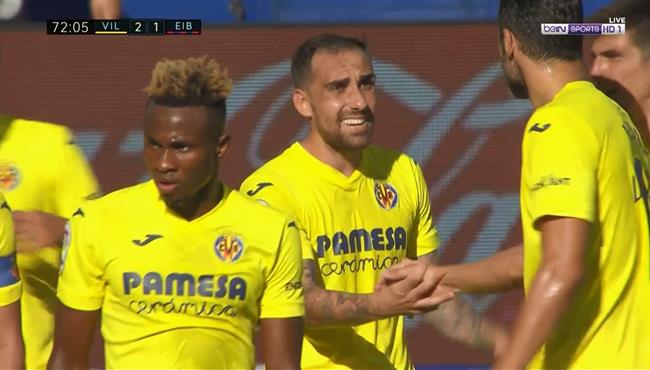 اهداف مباراة فياريال وايبار 2 1 الدوري الاسباني