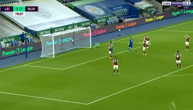 هدف ليستر سيتي الرائع في مرمي بيرنلي بالدوري الانجليزي