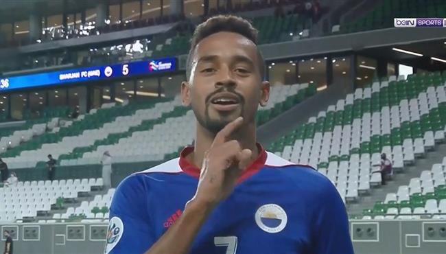 هدف الشارقة السادس في مرمي التعاون 6 0 دوري ابطال اسيا