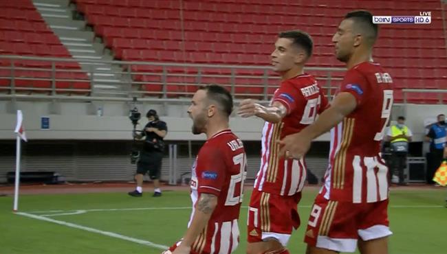 اهداف مباراة اولمبياكوس واومونيا نيقوسيا 2 0 دوري ابطال اوروبا