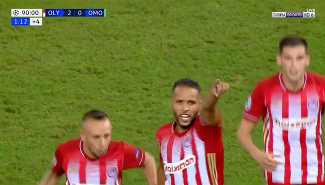 هدف يوسف العربي الرائع في مرمي اومونيا نيقوسيا بدوري ابطال اوروبا