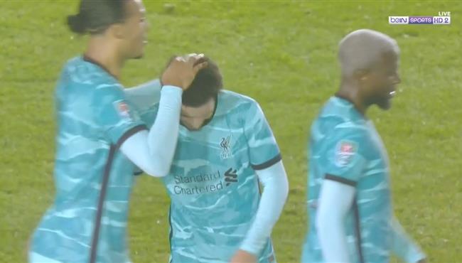 هدف ليفربول الرابع فى مرمي لينكولن سيتي كورتيس جونز