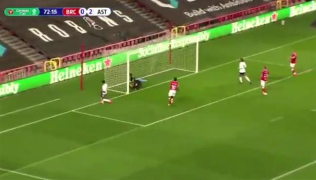 اسيست تريزيجيه لهدف استون فيلا الثالث في مرمي بريستول سيتي