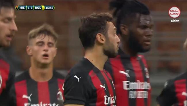 اهداف مباراة ميلان وجليمت 3 2 الدوري الاوروبي