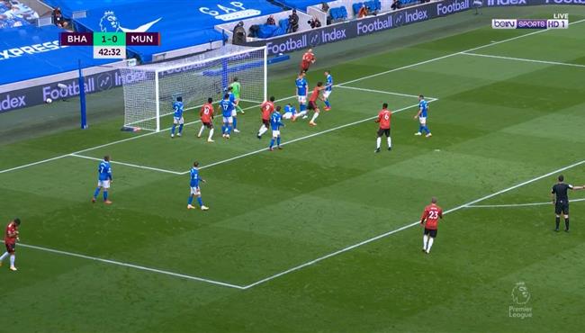 هدف تعادل مانشستر يونايتد مع برايتون ماجواير