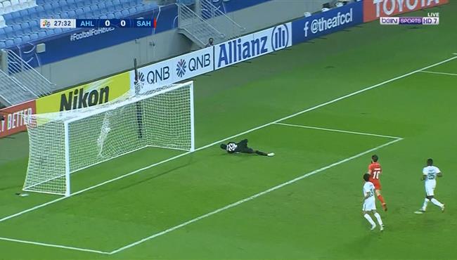 هدف شباب الاهلي الاول في مرمي الاهلي بدوري ابطال اسيا