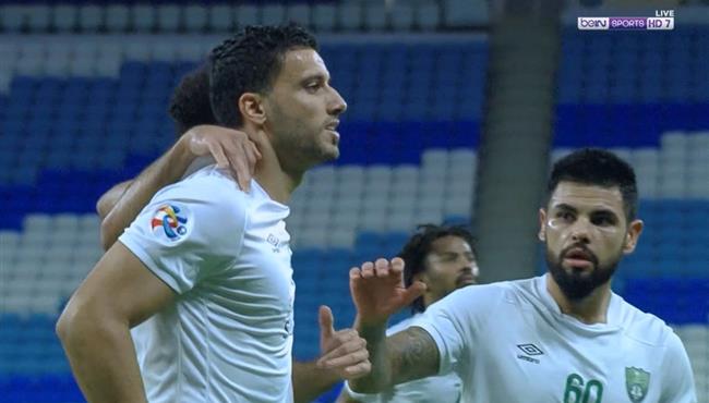 هدف تعادل الاهلي مع شباب الاهلي عمر السومة