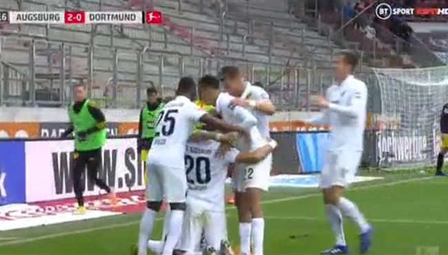 اهداف مباراة اوجسبورج وبوروسيا دورتموند 2 0 الدوري الالماني