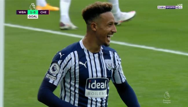 هدف وست بروميتش الاول في مرمي تشيلسي بالدوري الانجليزي