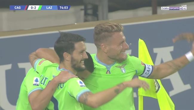 اهداف مباراة لاتسيو وكالياري 2 0 الدوري الايطالي