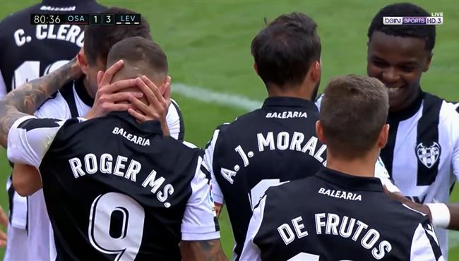 اهداف مباراة ليفانتي واساسونا 3 1 الدوري الاسباني