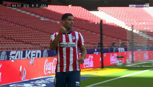 هدف لويس سواريز الاول الرائع في مرمي غرناطة بالدوري الاسباني