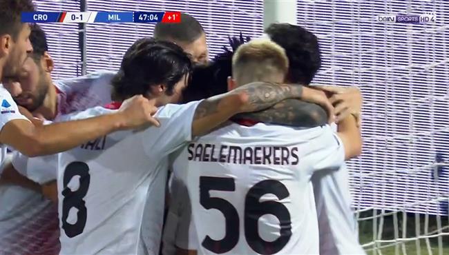 اهداف مباراة ميلان وكروتوني 2 0 الدوري الايطالي