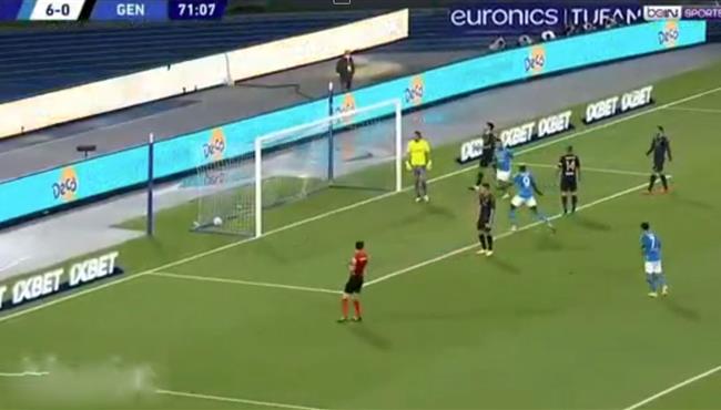 اهداف مباراة نابولي وجنوي 6 0 الدوري الايطالي