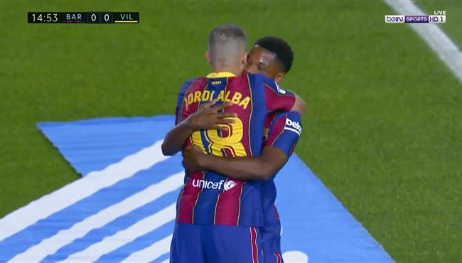 هدف انسو فاتي الاول في مرمي فياريال بالدوري الاسباني
